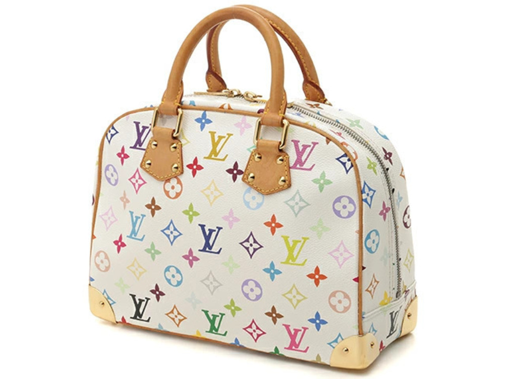 Louis Vuitton Trouville Handbag Black